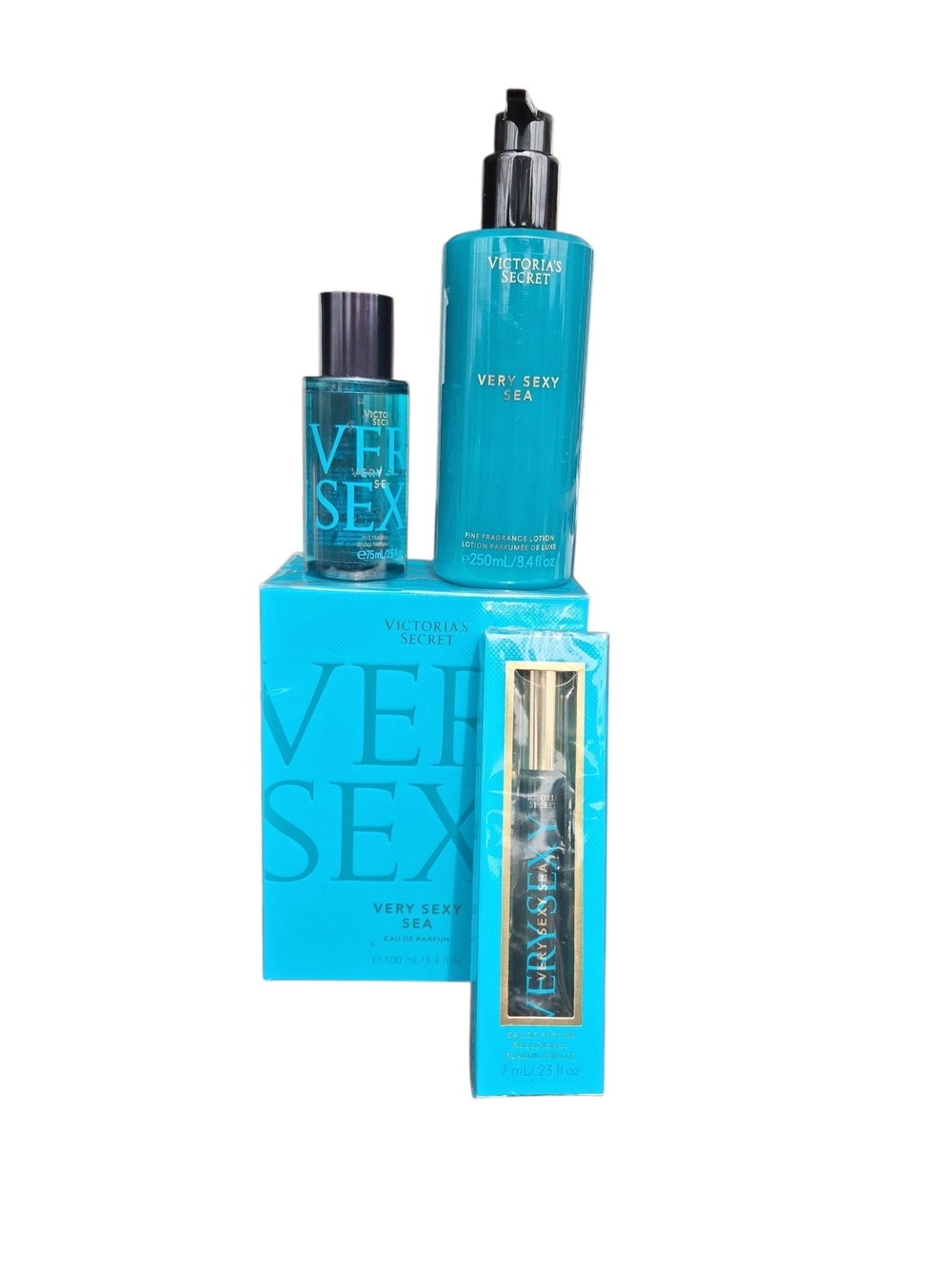 Victoria's Secret Very Sexy Sea Perfume  Mist  Lotion Travel Perfune Set Nwt
